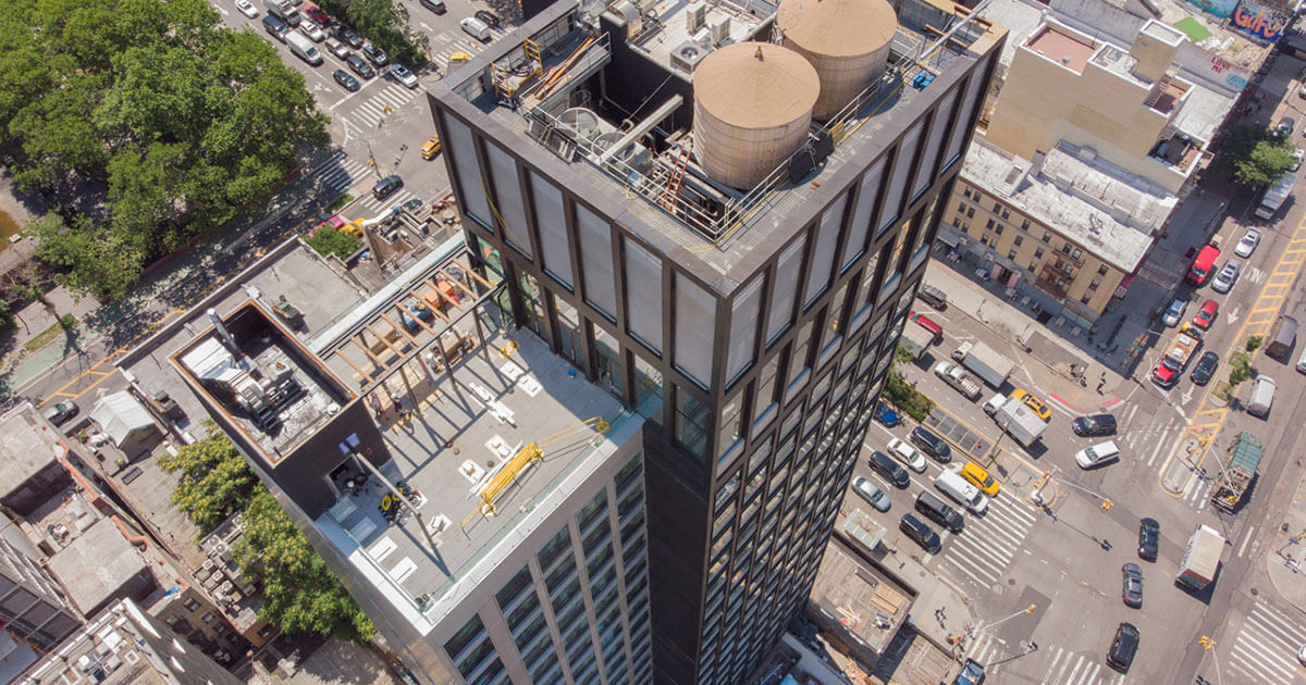 citizenM bowery aerial